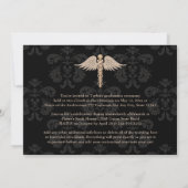 Afstuderen van de Medische School Aankondiging Bla (Achterkant)