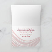 Afstuderen van de middelbare school Baseball Bat e Kaart (Binnen)