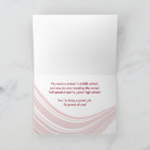 Afstuderen van de middelbare school Baseball Bat e Kaart (Binnen)