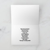 Afstuderen van de middelbare school kaart (Binnen)