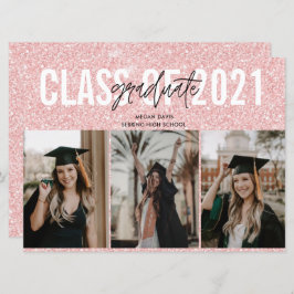 Afstuderen van de middelbare school Roze drie Foto