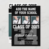 Afstuderen van de middelbare school van 2015 kaart (Voorkant / Achterkant)