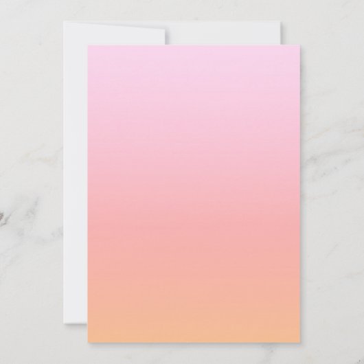 Afstuderen van de middelbare school voor meisjes aankondiging (Achterkant)