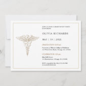 Afstuderen van de moderne medische school kaart (Achterkant)