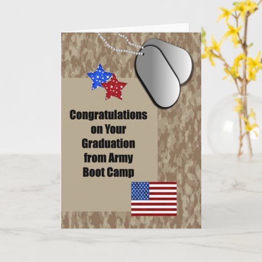 Afstuderen van de Opslag van het leger Gefelicitee Kaart (Gele Bloem)