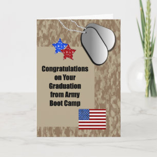 Afstuderen van de Opslag van het leger Gefelicitee Kaart