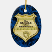 Afstuderen van de politie van het badge-marmer