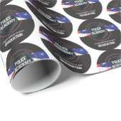 Afstuderen van de politieacademie, gefeliciteerd cadeaupapier (Rol Hoek)