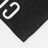 Afstuderen van de politieacademie Thin Blue Line F Fleece Deken (Hoek)