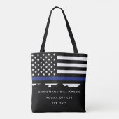 Afstuderen van de Politieacademie van de douane Tote Bag (Achterkant)