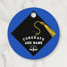 Afstuderen van de rechtenfaculteit 2025 bedankjes labels