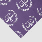 Afstuderen van de rechtenfaculteit tissuepapier (Detail)