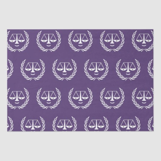 Afstuderen van de rechtenfaculteit tissuepapier (Voorkant)