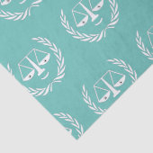 Afstuderen van de rechtenfaculteit tissuepapier (Detail)