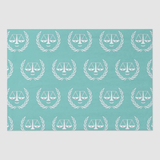 Afstuderen van de rechtenfaculteit tissuepapier (Voorkant)