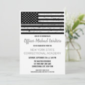 Afstuderen van de Thin Grey Line Correction Office Kaart (Staand voorkant)
