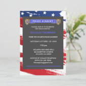 Afstuderen van de tonnagebelastingpolitie in dun b kaart (Staand voorkant)