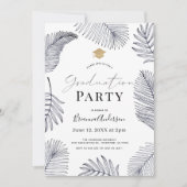 Afstuderen van de tropische regenpalm van de marin kaart (Voorkant)