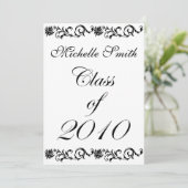 Afstuderen van de uitnodigingen van 2010 (Staand voorkant)