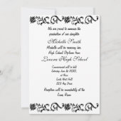 Afstuderen van de uitnodigingen van 2010 (Achterkant)