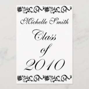 Afstuderen van de uitnodigingen van 2010