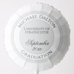 Afstuderen van de Universiteit of de Academie Gepe Ballon<br><div class="desc">Een partijballon ter herdenking van een Afstuderen van een universiteit, hogeschool of plaats van vervolgonderwijs. Afstuderen is opgenomen als een zeer speciale gebeurtenis. Personaliseer om de naam van de afgestudeerde, afstuderen award, plaats en datum op te nemen. Uniek aandenken aan een speciale gelegenheid. Souvenirballon voor een Afstuderen dag en de...</div>