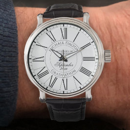 Afstuderen van de Universiteit of de Academie Gepe Horloge