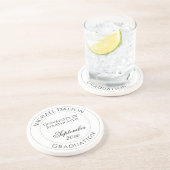 Afstuderen van de Universiteit of de Academie Gepe Zandsteen Onderzetter (Zijkant)