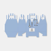 Afstuderen van de verpleegschool bedankdoosjes (Uitgevouwen)