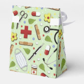 Afstuderen van de verpleegschool bedankdoosjes (Achterkant)