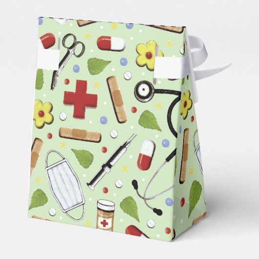 Afstuderen van de verpleegschool bedankdoosjes (Achterkant)