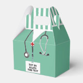 Afstuderen van de verpleegschool bedankdoosjes (Voorkant Zijde)