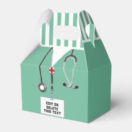 Afstuderen van de verpleegschool bedankdoosjes