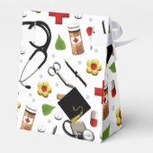 Afstuderen van de verpleegschool bedankdoosjes (Achterkant)