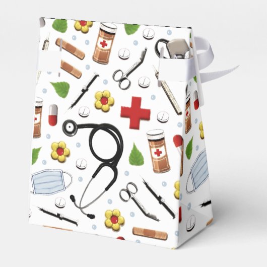 Afstuderen van de verpleegschool bedankdoosjes (Achterkant)