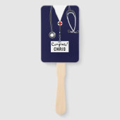 Afstuderen van de verpleegschool handwaaier (Voorkant)