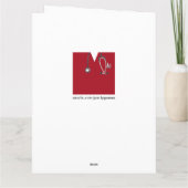 Afstuderen van de verpleegschool kaart (Achterkant)