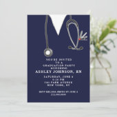 Afstuderen van de verpleegschool kaart (Staand voorkant)