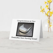 Afstuderen van de verpleegschool kaart (Gele Bloem)