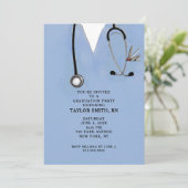 Afstuderen van de verpleegschool kaart (Staand voorkant)