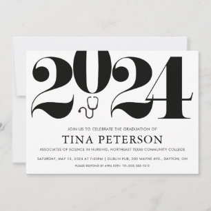 Afstuderen van de verpleegschool kaart