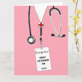 Afstuderen van de verpleegschool kaart (Gele Bloem)