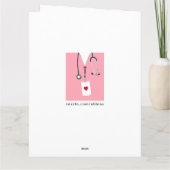 Afstuderen van de verpleegschool kaart (Achterkant)