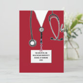 Afstuderen van de verpleegschool kaart (Staand voorkant)