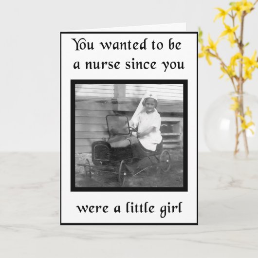 Afstuderen van de verpleegschool kaart (Gele Bloem)