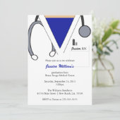 Afstuderen van de verpleegschool kaart (Staand voorkant)