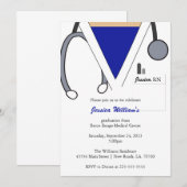 Afstuderen van de verpleegschool kaart (Voorkant / Achterkant)