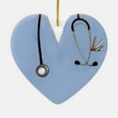 Afstuderen van de verpleegschool keramisch ornament (Achterkant)