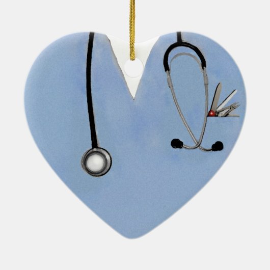 Afstuderen van de verpleegschool keramisch ornament (Achterkant)