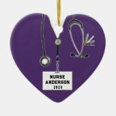Afstuderen van de verpleegschool keramisch ornament (Voorkant)